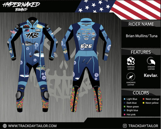 Hypernaked Brand Model H One Piece Motorcycle Suit